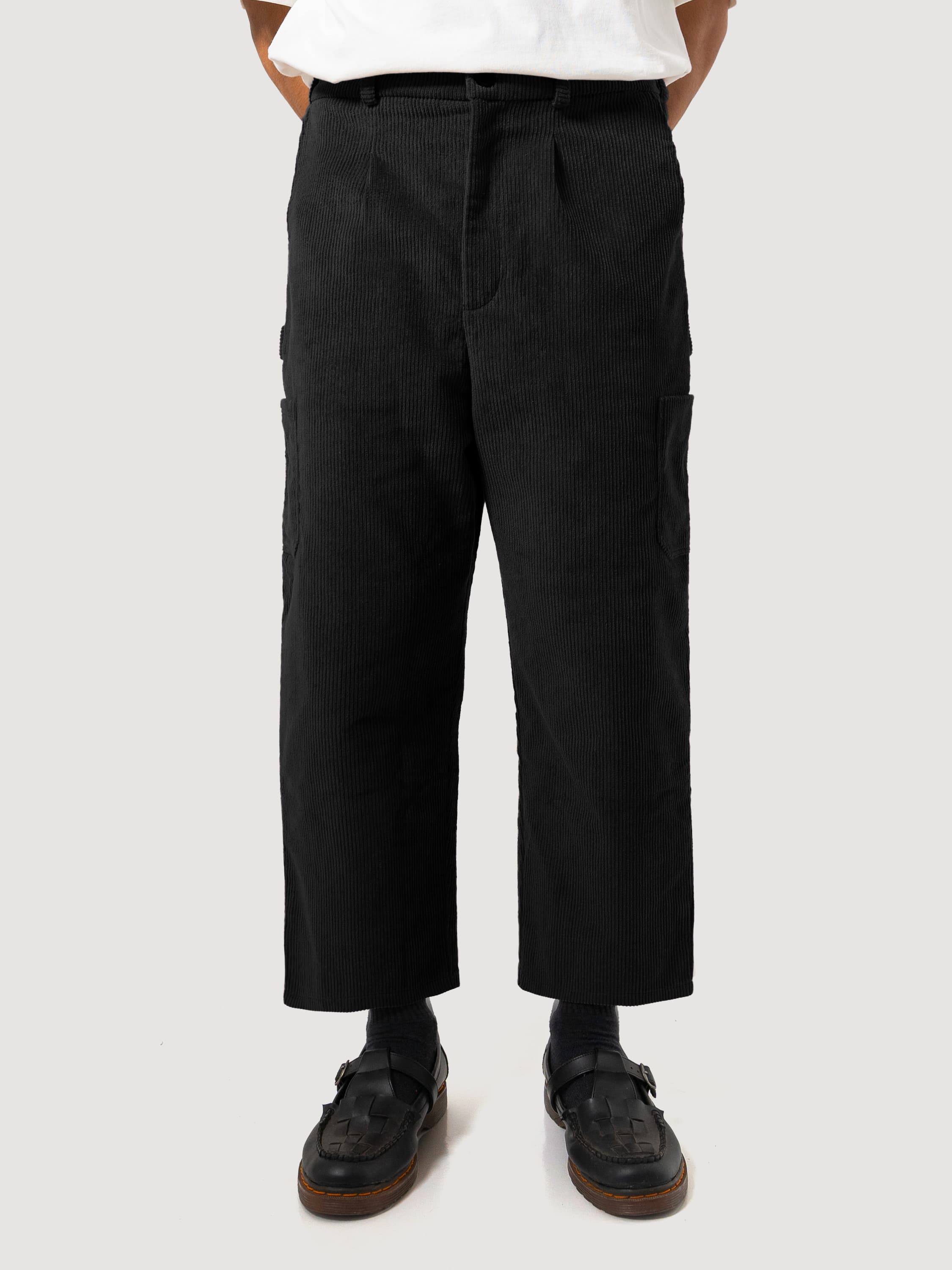 Baker Black Corduroy Trousers