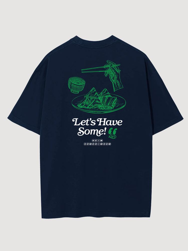 HEIM x SOMEDIMSUM Navy OS T-shirt