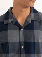 Easy Checkered Linen Shirt