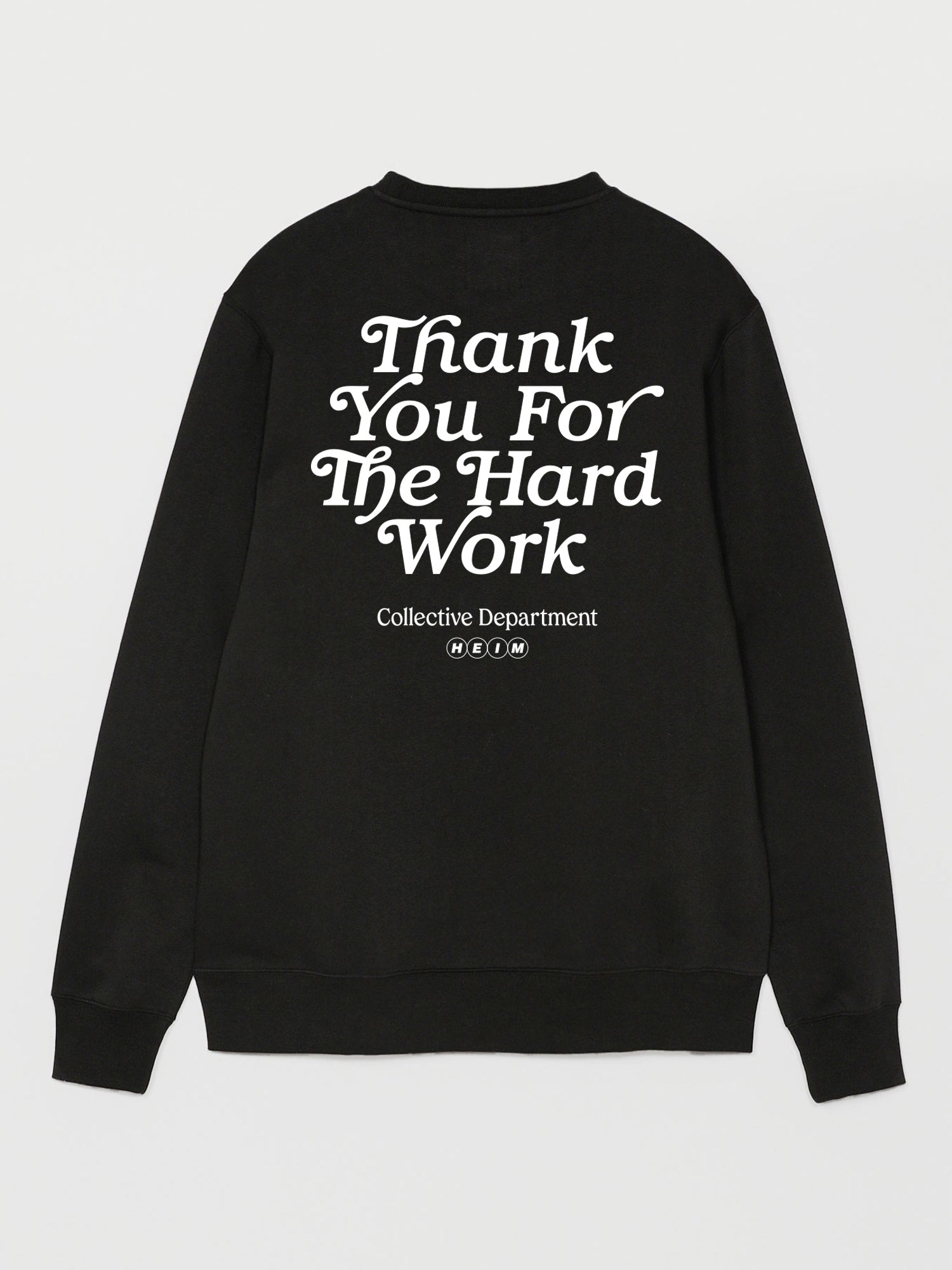 Thank You Black Sweatshirt
