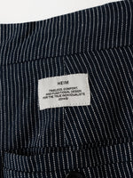 Baggy Stripes Navy Linen Trousers