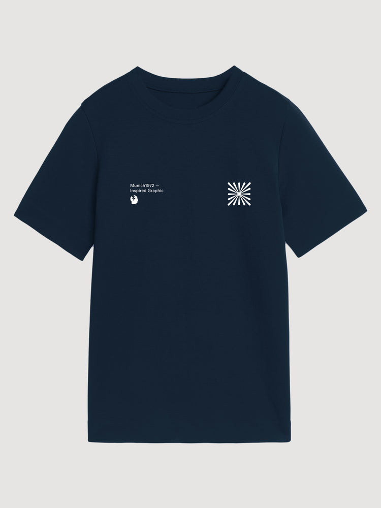 Munich Burst Navy T-shirt