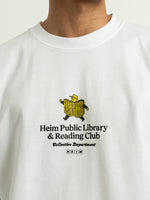 Public Library White T-shirt