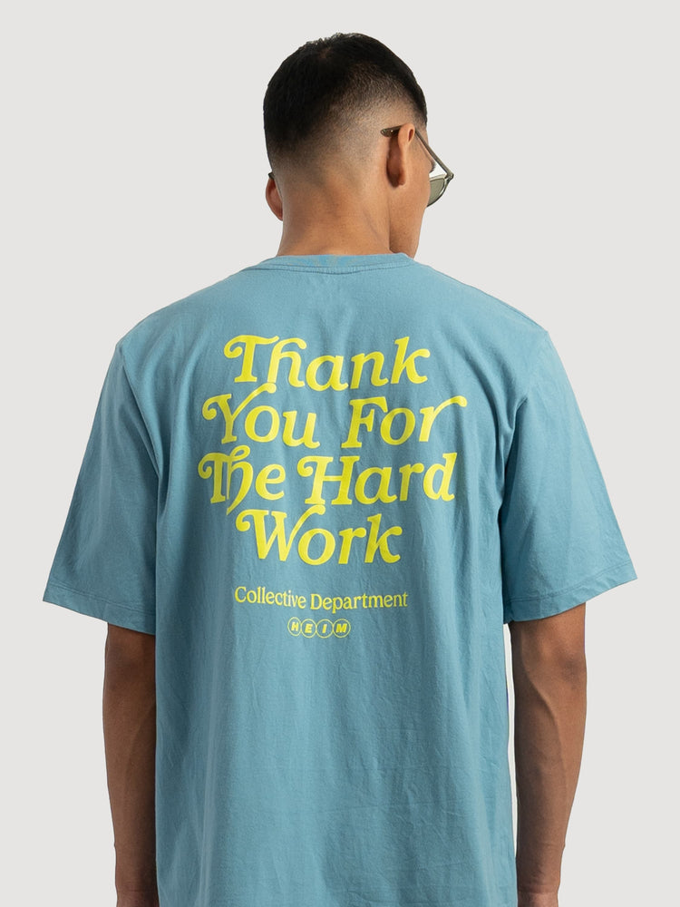 Thank You Grey Blue T-shirt