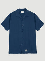 Easy Navy Linen Shirt