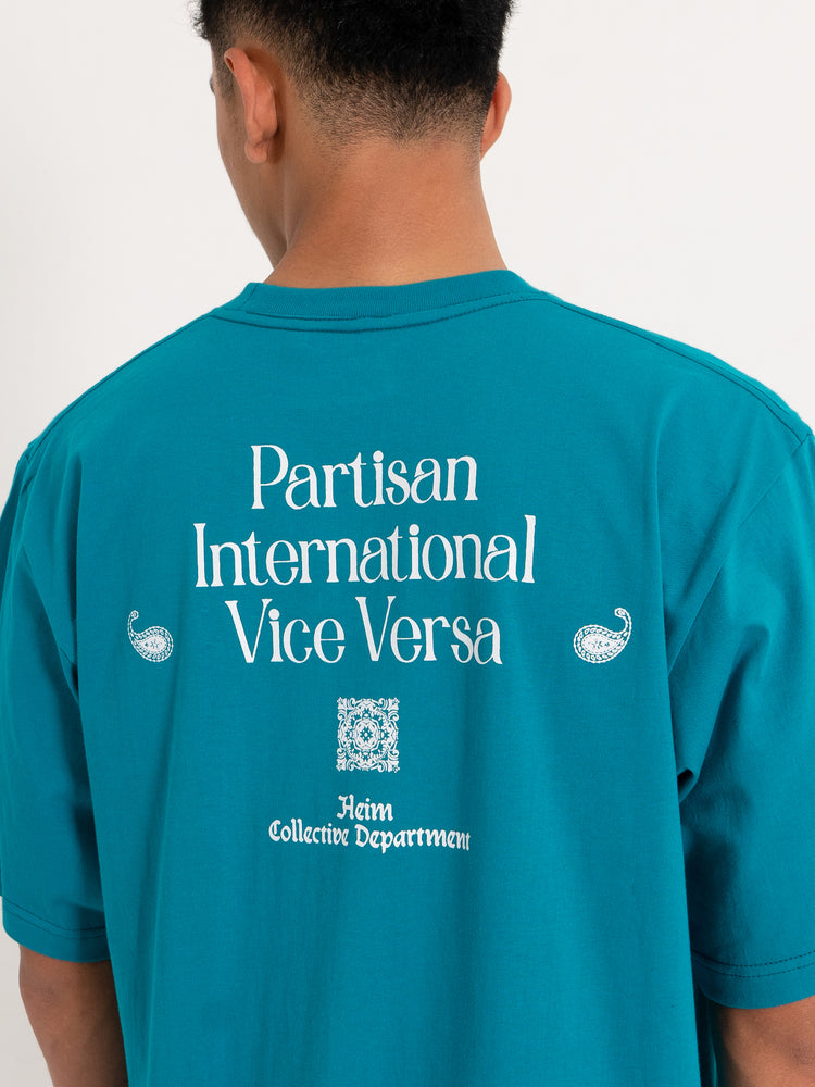 Partisan Teal T-shirt